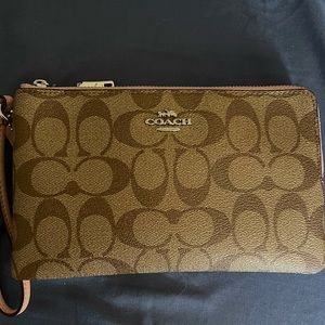 Coach Double Zip Wallet